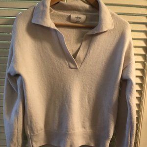 Aritzia Wilfred Clara Sweater size M Color Light Birch